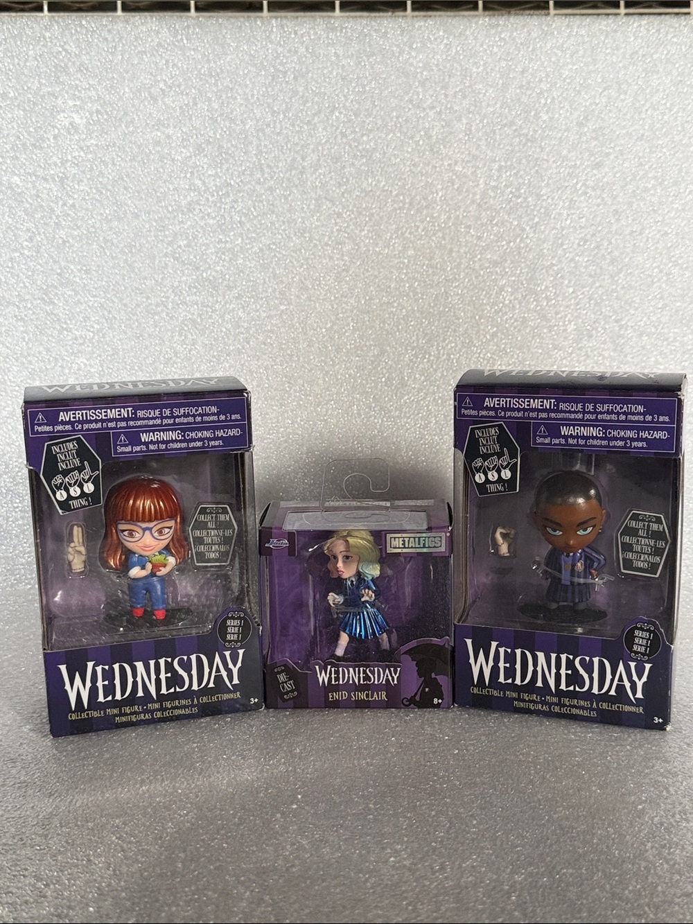 Wednesday Collectible Figure Trio - NEW